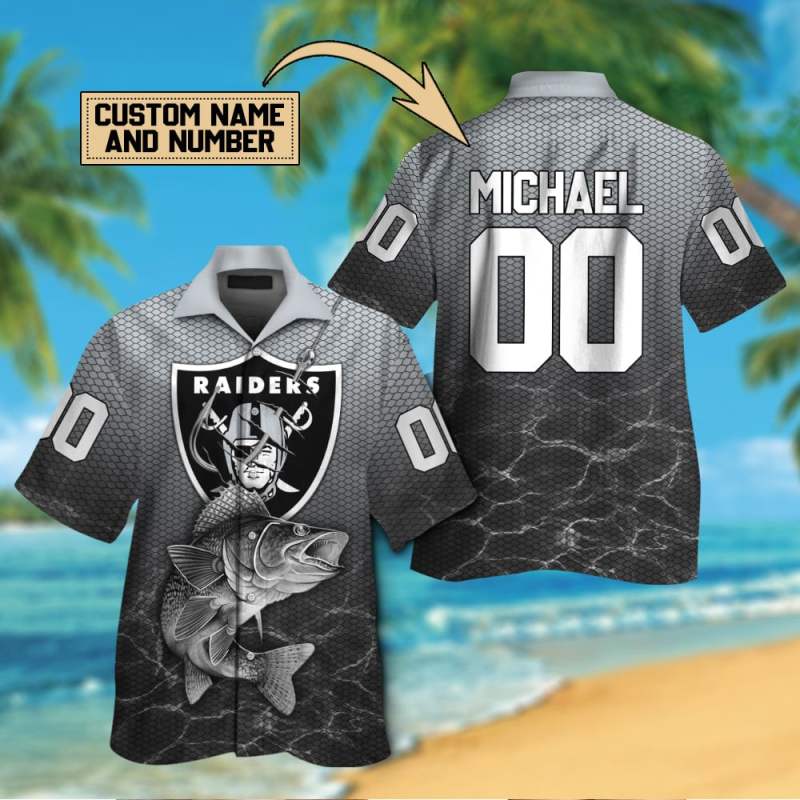 Sizing Chart for Las Vegas Raiders Personalized Button Shirt