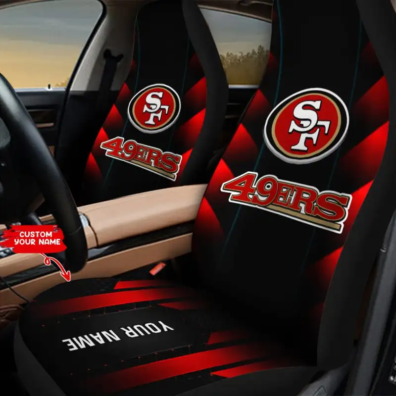 San Francisco 49ers Personalized Car Seat Covers - Alternate View