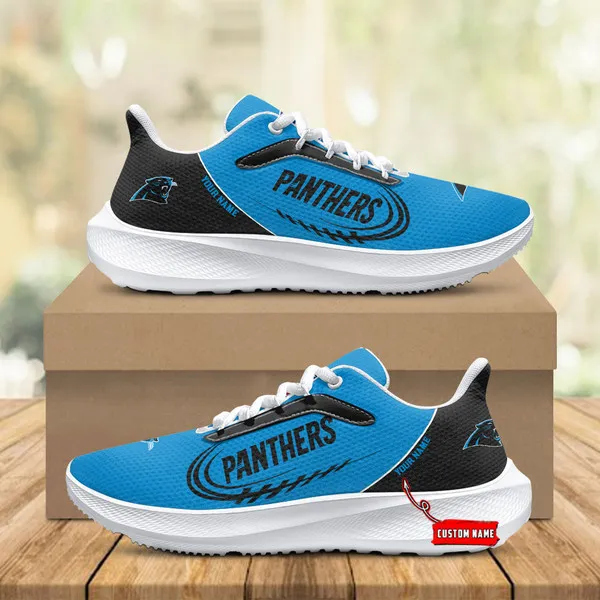 Carolina Panthers Lightweight Patch Decor Running Shoes