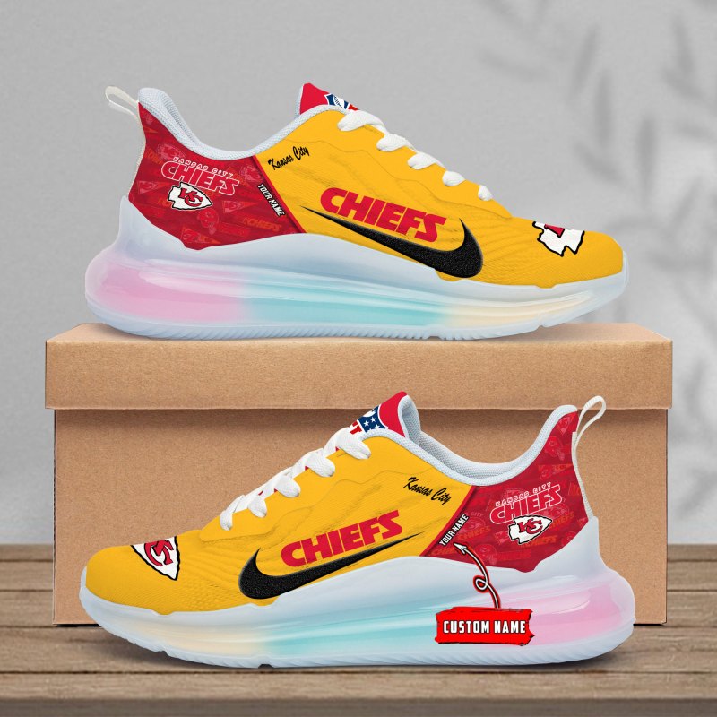 Kansas City Chiefs Rainbow Shoes