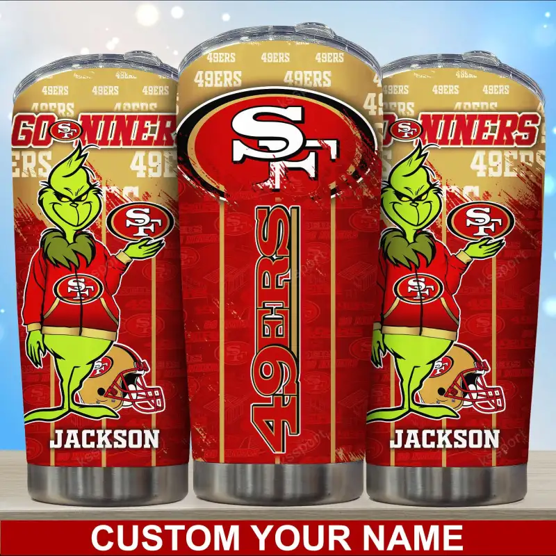 San Francisco 49ers Personalized Tumbler Image 2