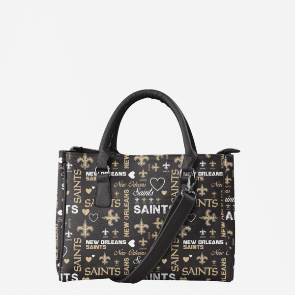 New Orleans Saints Leather Hand Bag
