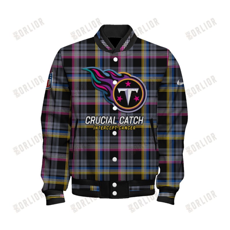 Tennessee Titans Varsity Jacket Back