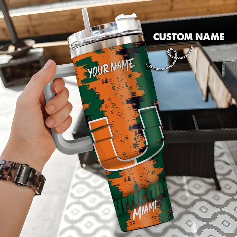 Miami Hurricanes Tumbler