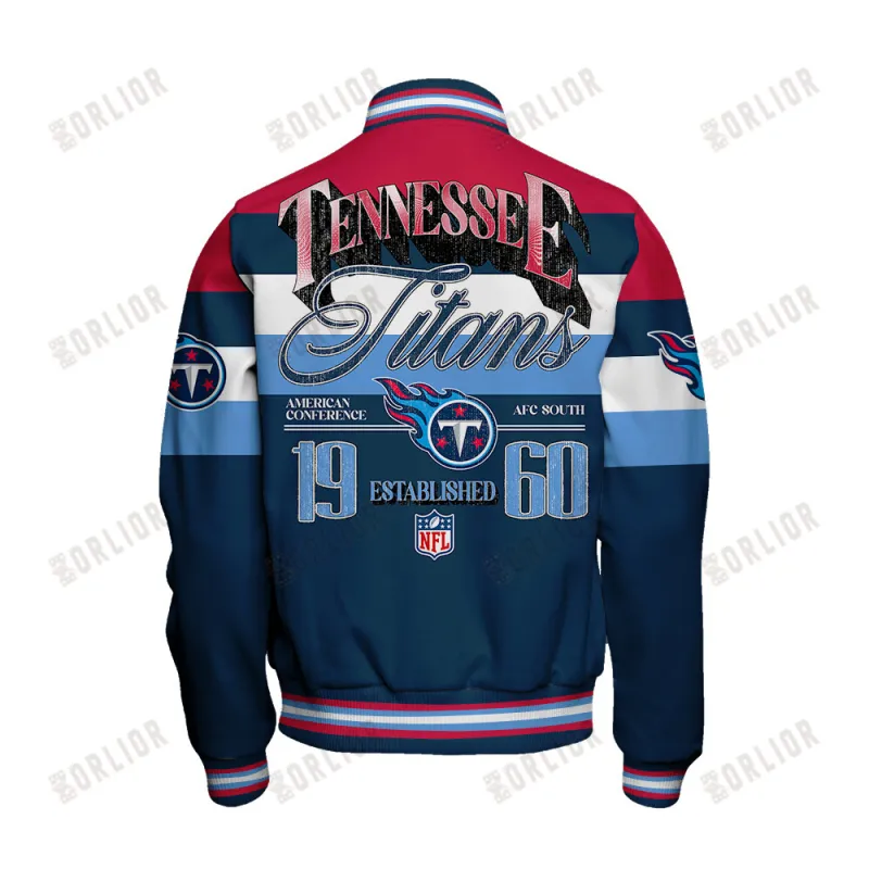 Tennessee Titans Varsity Jacket Image 3