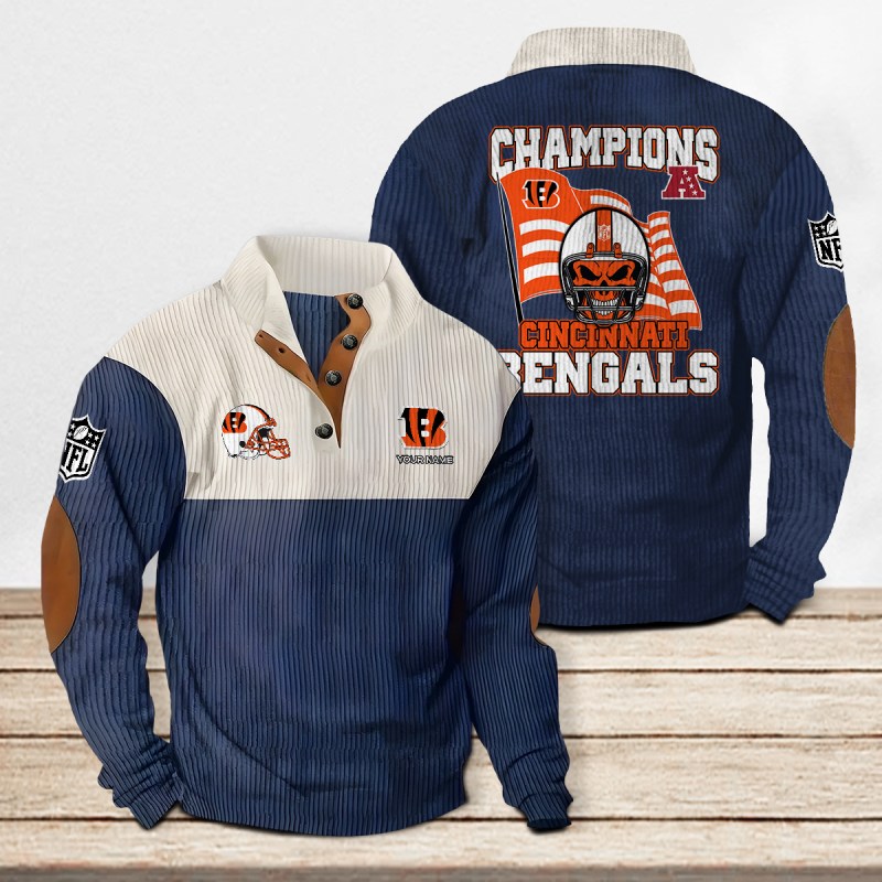 Cincinnati Bengals Sweatshirt Blue