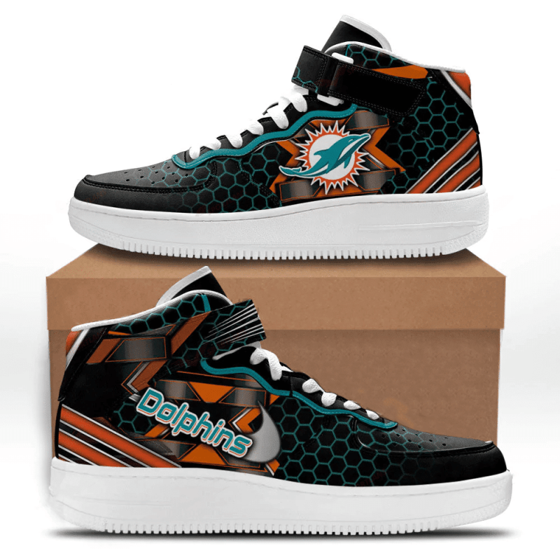 Miami Dolphins High AF1 Sneakers