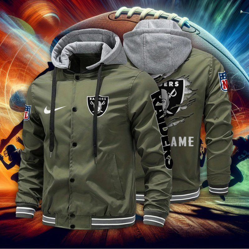 Las Vegas Raiders Baseball Jacket