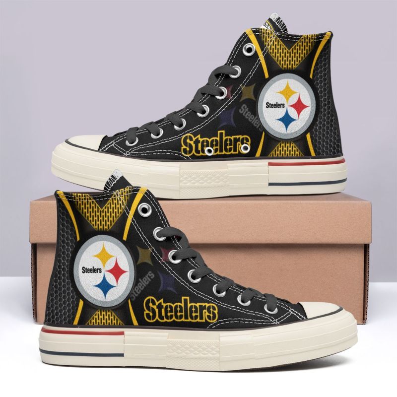 Pittsburgh Steelers Shoes Side View