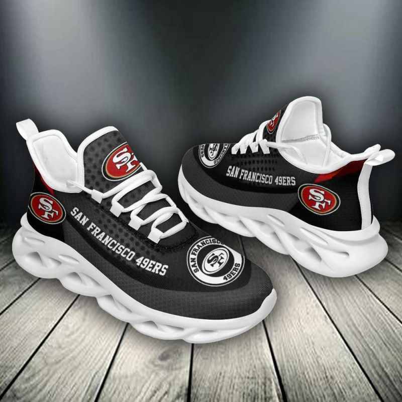 San Francisco 49ers Yezy Sneakers in Action