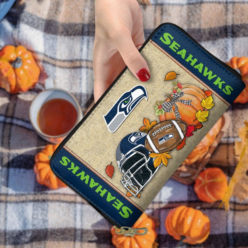 Seattle Seahawks Wallet Open