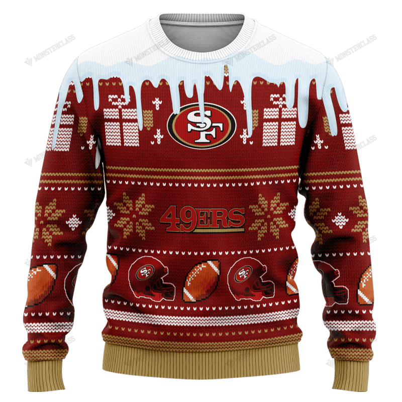 San Francisco 49ers Woolen Sweater - Side View