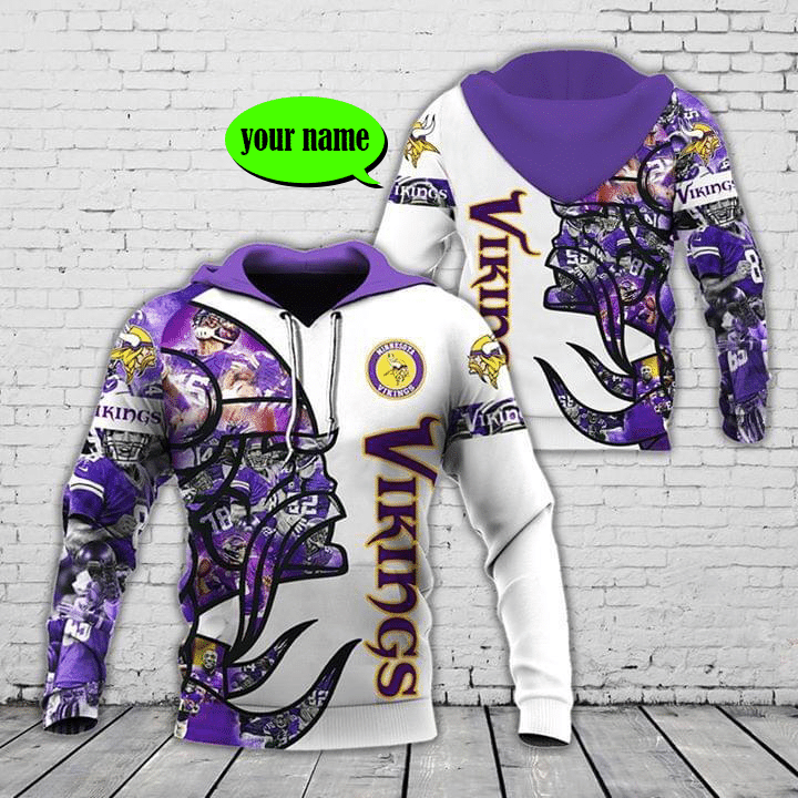 Minnesota Vikings Personalized Ugly Christmas Sweater