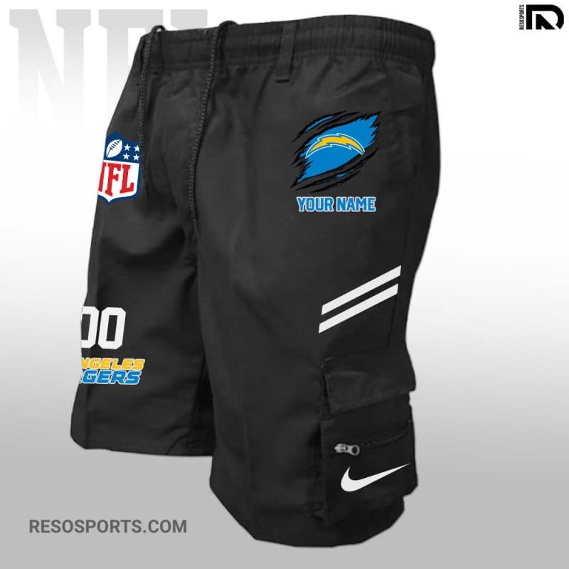 Los Angeles Chargers Multi-Pockets Man Shorts