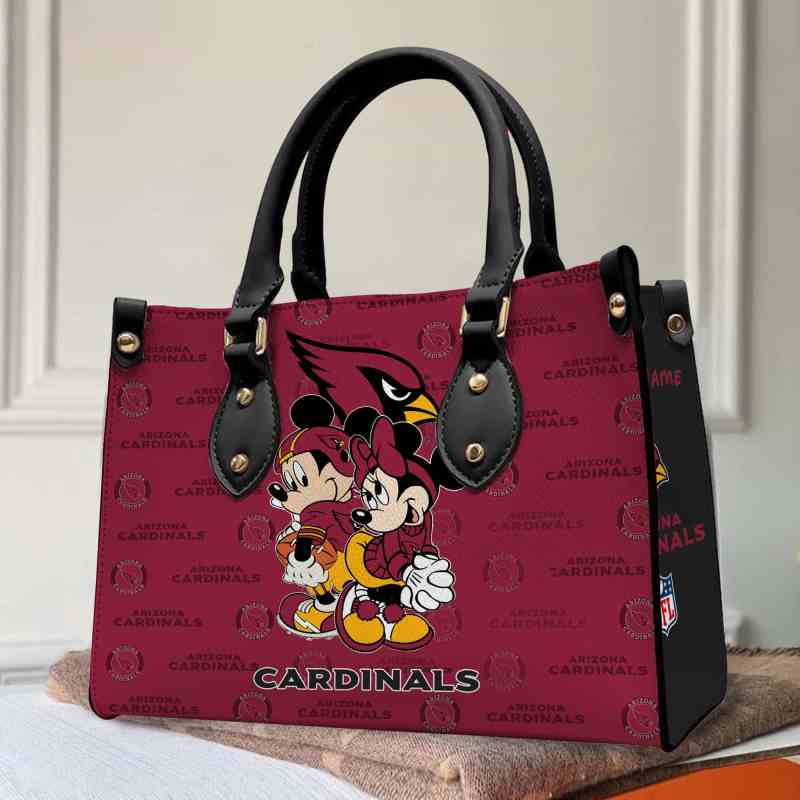 Arizona Cardinals Leather Hand Bag