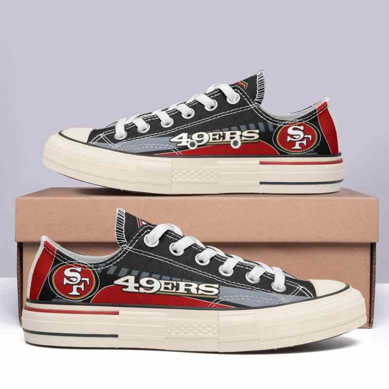San Francisco 49ers New Low Top Canvas Shoes