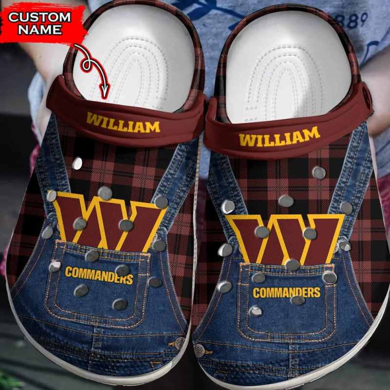 Washington Commanders Personalized Limited Clog