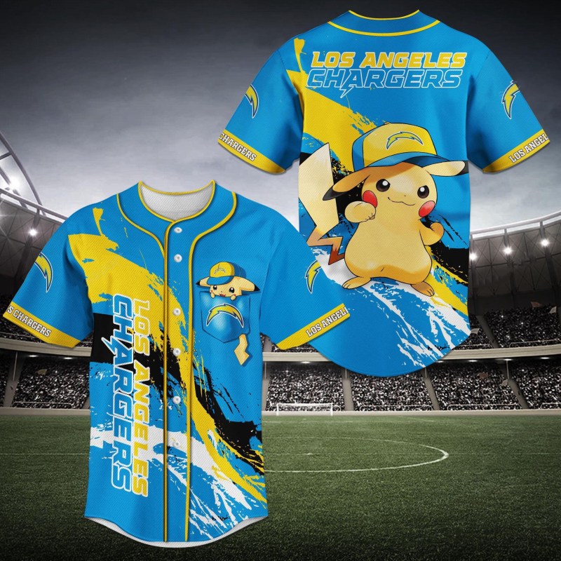 Los Angeles Chargers Baseball Jersey