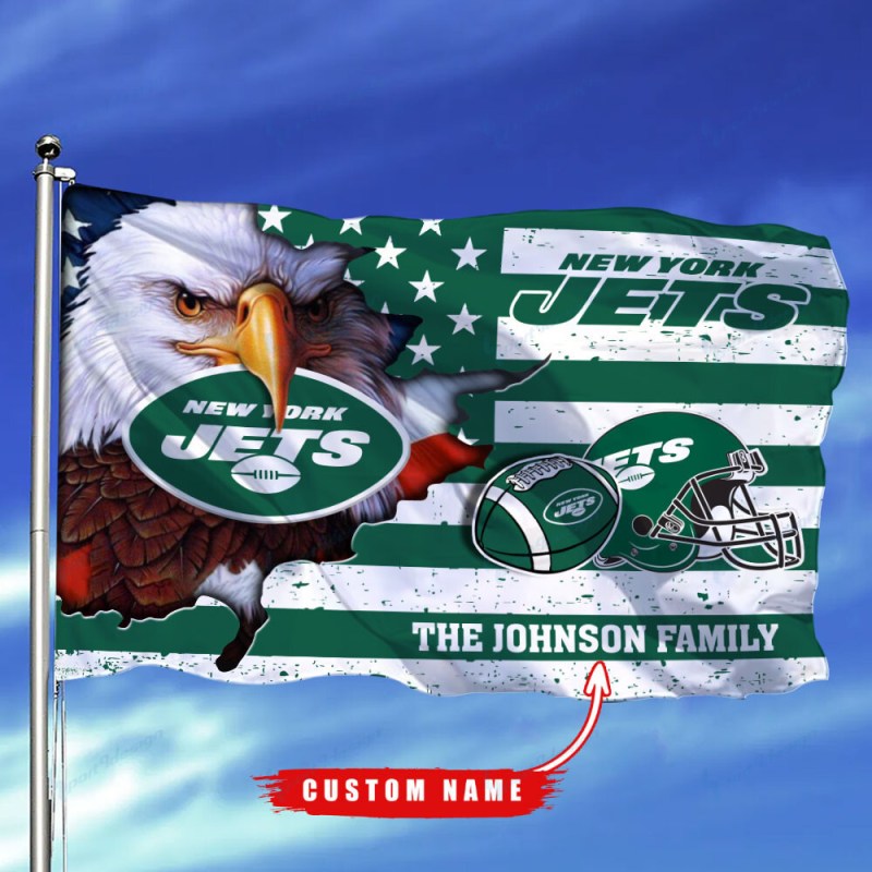 Vibrant New York Jets Flag