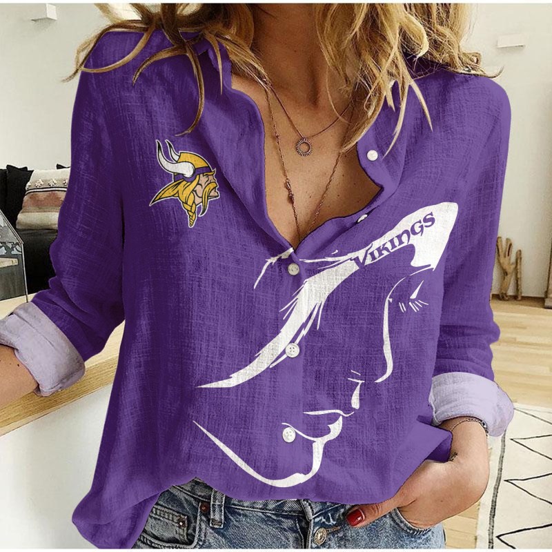 Minnesota Vikings Women's Shirt Back View