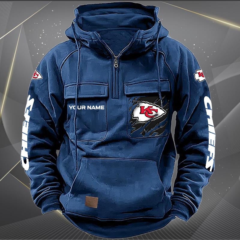 Kansas City Chiefs Hoodie Close Up