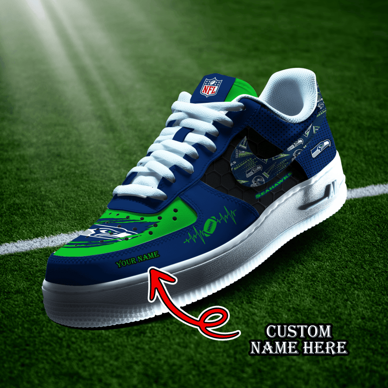 Seattle Seahawks Personalized Sneakers