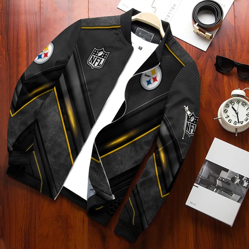 Personalized Pittsburgh Steelers Bomber Jacket