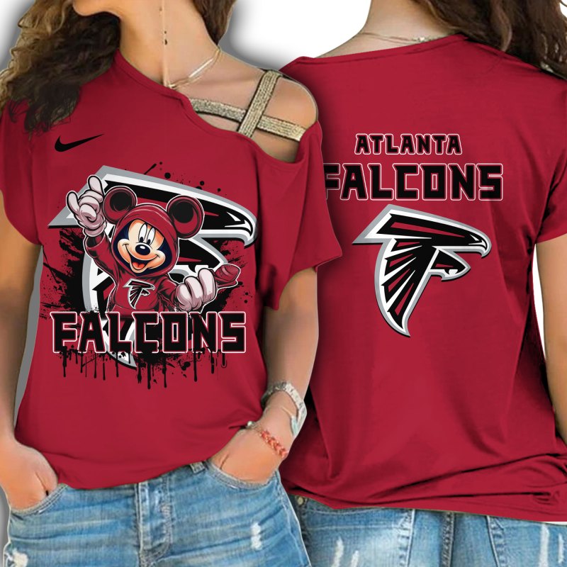 Atlanta Falcons Cross Strap Shoulder Shirt Detail