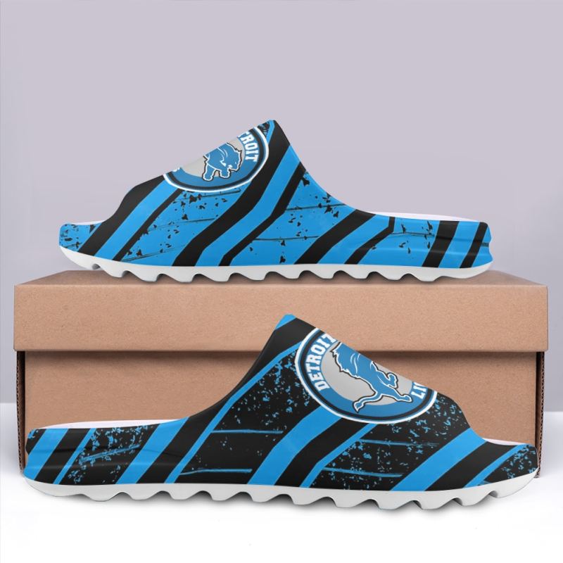 Detroit Lions Yeezy Slippers