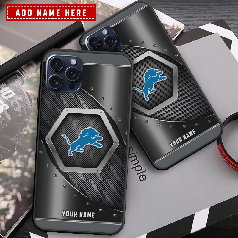 Detroit Lions Personalized Phone Case