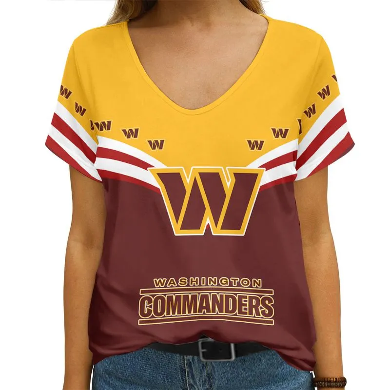 Washington Commanders V-neck T-shirt