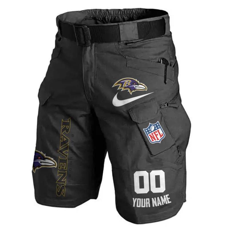 Baltimore Ravens Front Pockets Men's Shorts