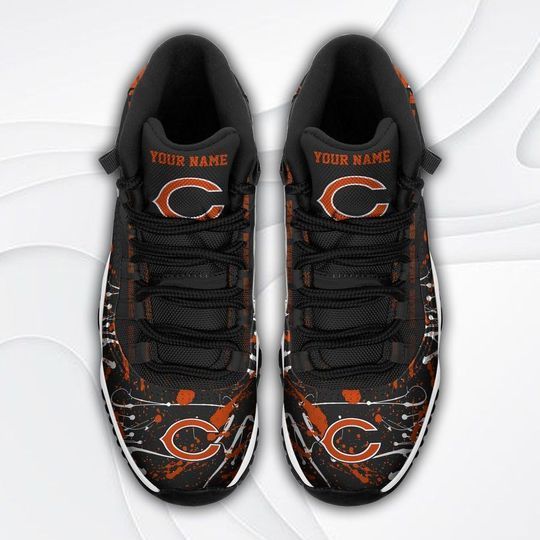Chicago Bears AJD11 Sneakers Side View