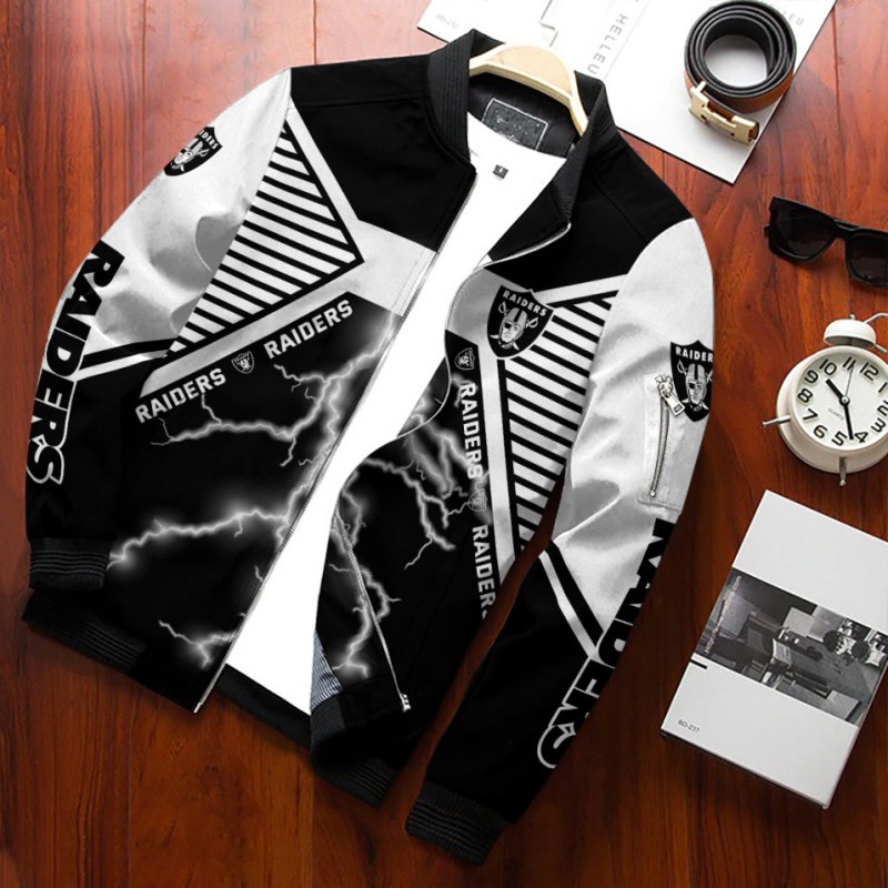 Sizing Chart for Las Vegas Raiders Bomber Jacket