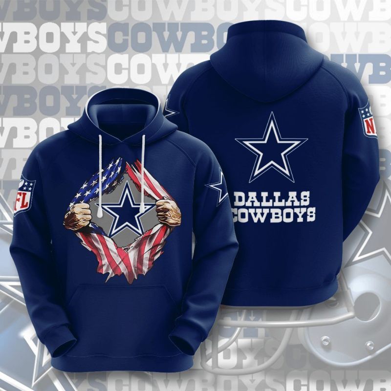 Dallas Cowboys Hoodie Back View