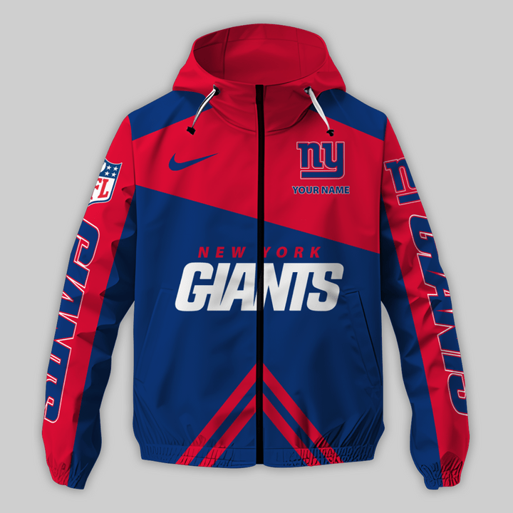 New York Giants Outdoor Jacket Back View