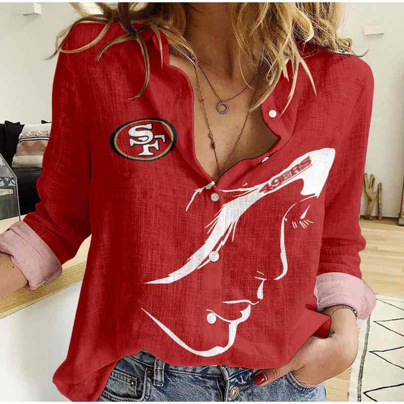 San Francisco 49ers Woman Shirt Front View