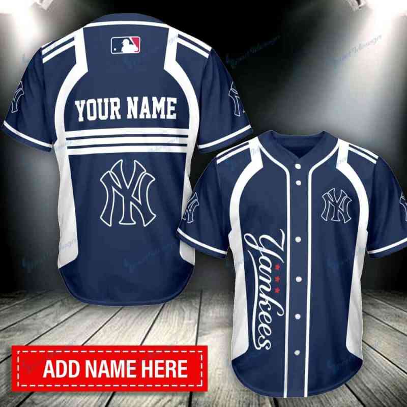 New York Yankees Personalized Baseball Jersey