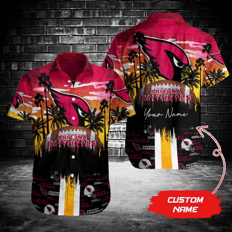Arizona Cardinals Button Shirt Sizing Chart