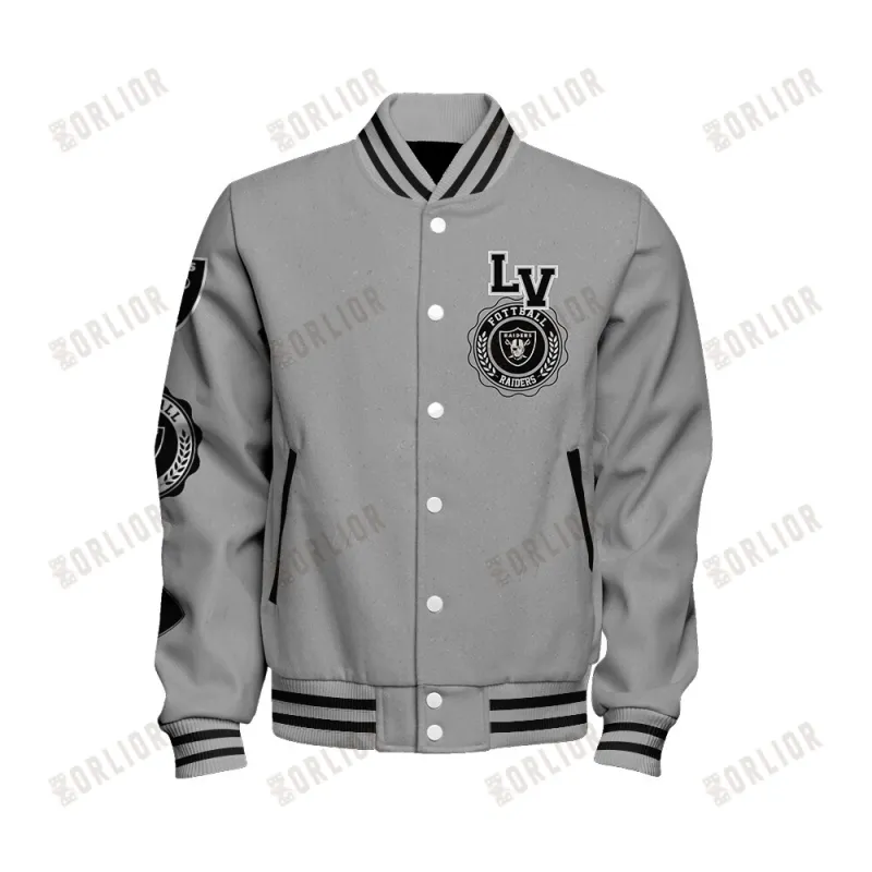 Las Vegas Raiders Varsity Jacket Image 2