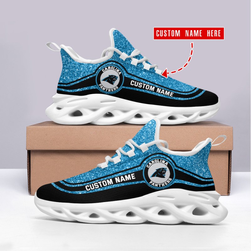 Comfy Carolina Panthers Running Sneakers