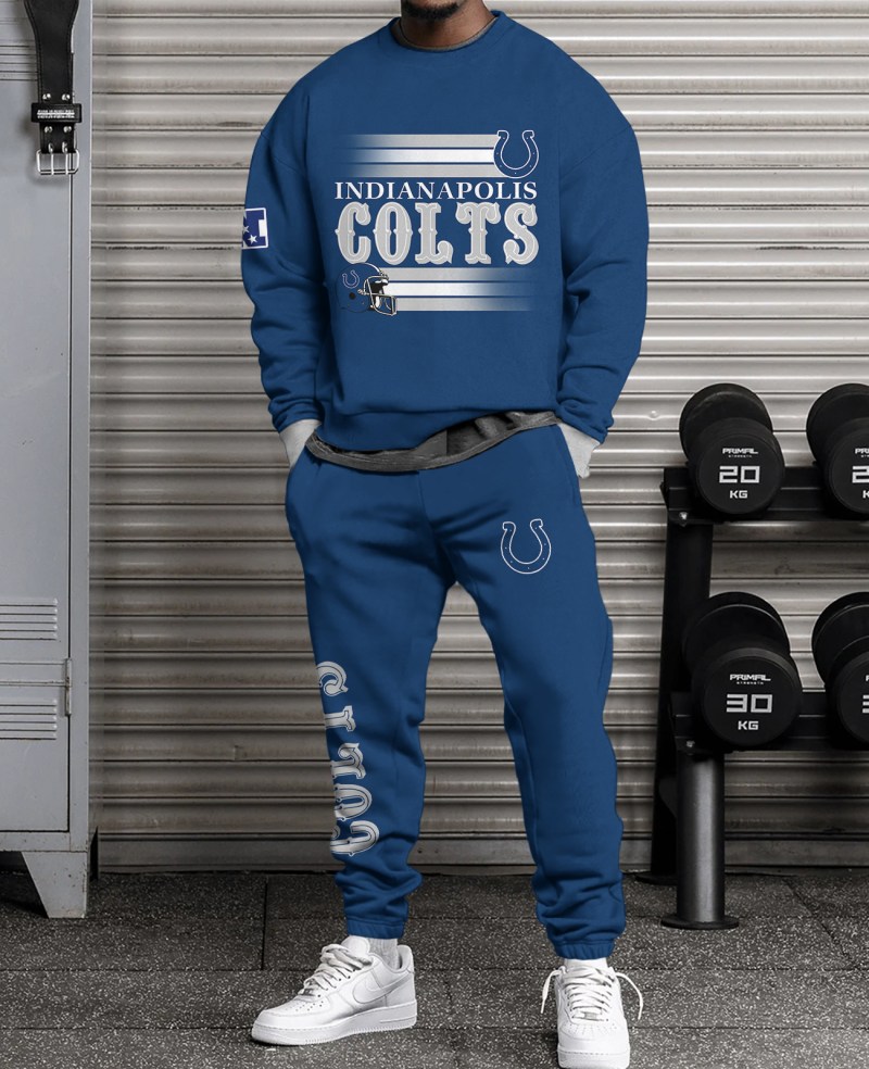 Indianapolis Colts Combo 3D Sweatsuit and Sweatpants