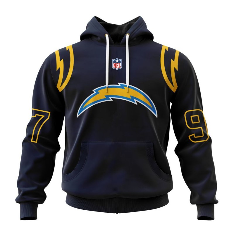 Los Angeles Chargers Personalized Hoodie
