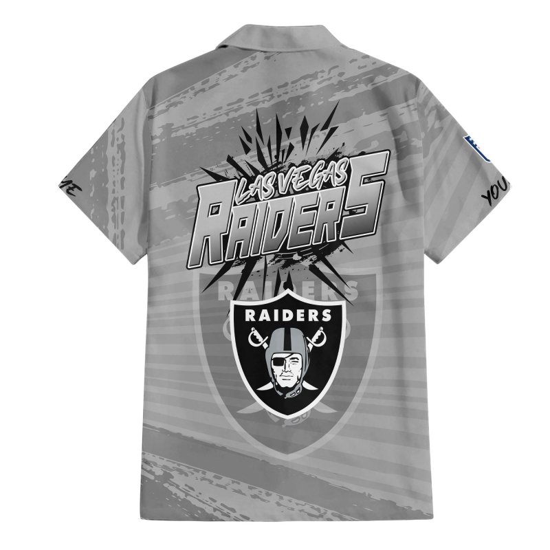 Las Vegas Raiders Combo Hawaiian Shirt and Shorts Design