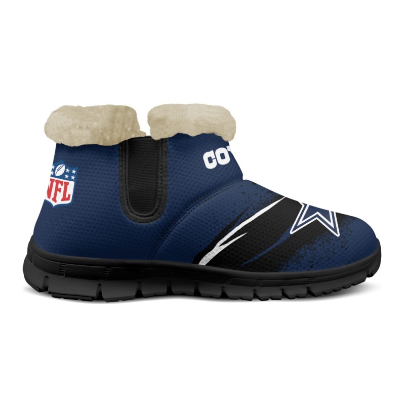 Dallas Cowboys Comfy Winter Snow Boots Image 5