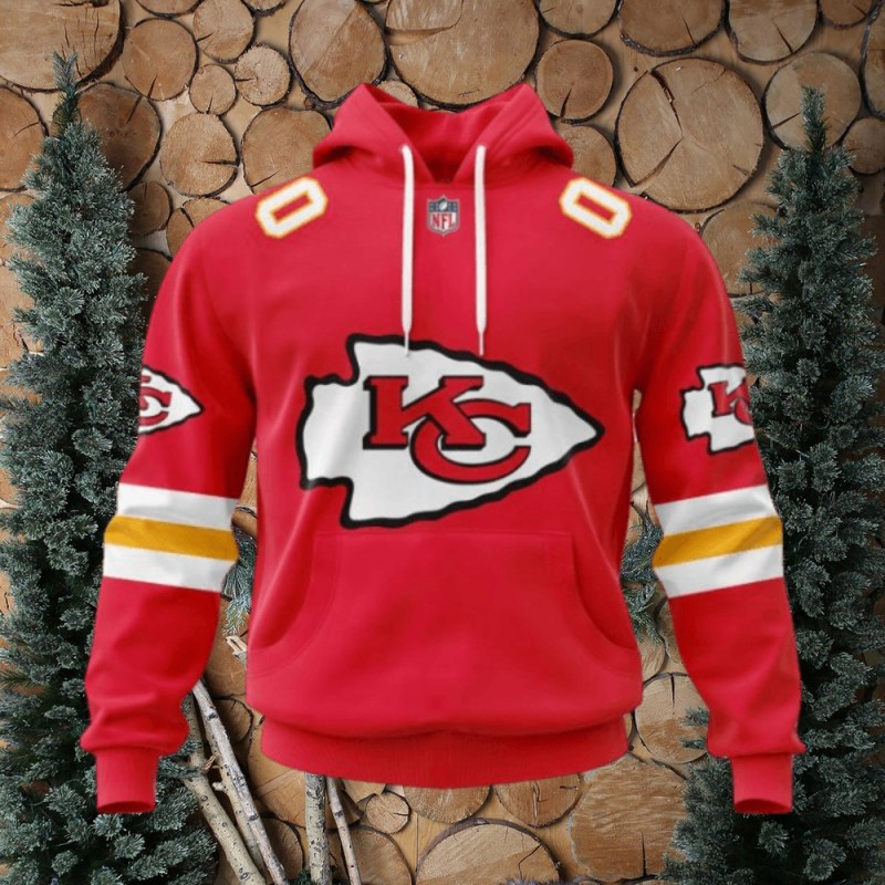 Kansas City Chiefs Personalized Hoodie - Different View