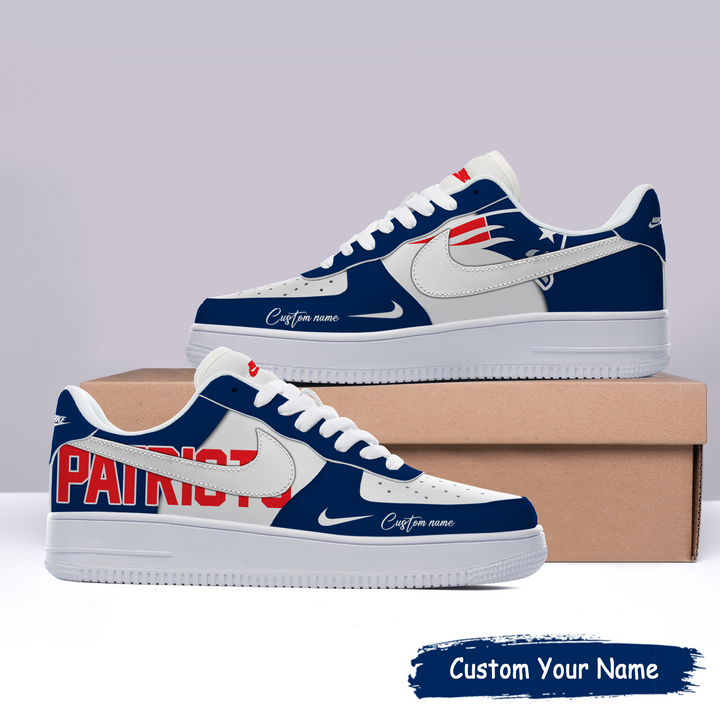 New England Patriots Custom Name Shoes