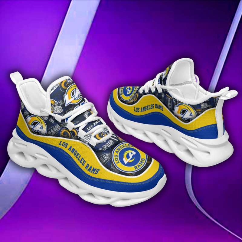 Los Angeles Rams Yezy Running Sneakers Outfit
