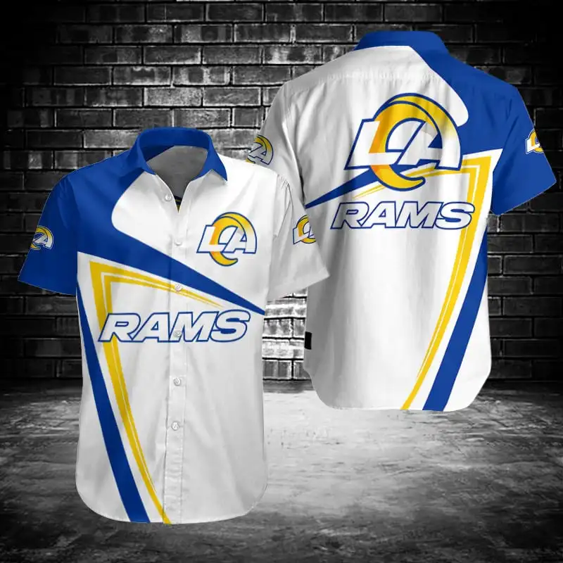 Los Angeles Rams Button Shirt Sizing Chart