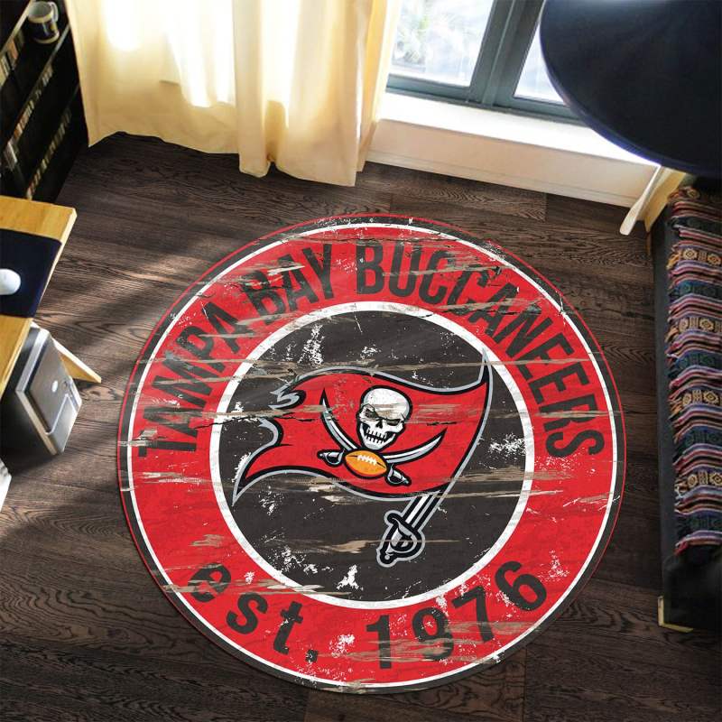 Tampa Bay Buccaneers Round Rug